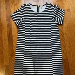 J Crew Factory Striped Dress